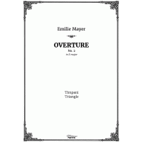 Mayer. Overture #2. Parts.