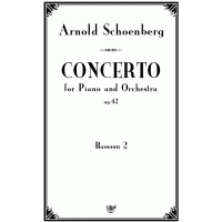 Shoenberg.Concerto for Piano and Orchestra.Parts.