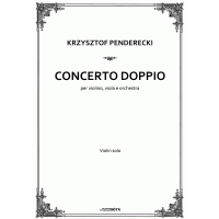 Penderecki.Concerto Doppio. Solo parts.